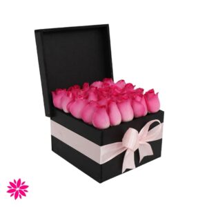 Caja con 25 Rosas premium